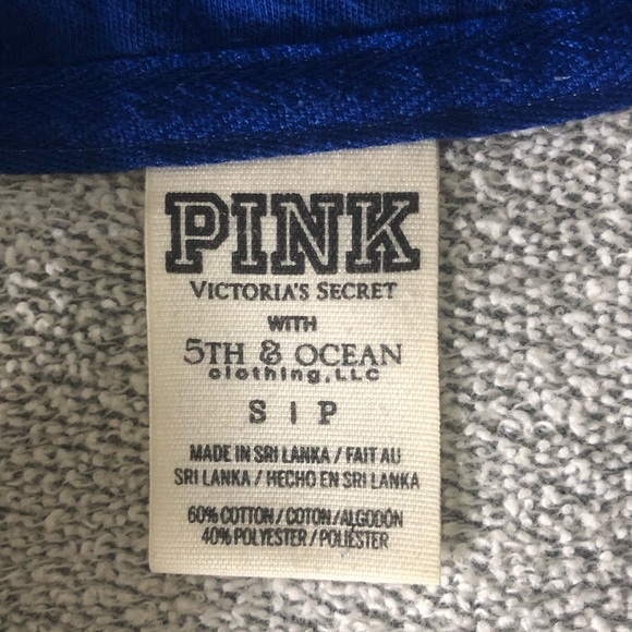 Victoria’s Secret PINK Blue Jays 3/4 Zip - Picture 4 of 4